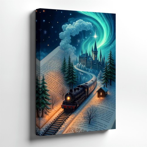Wall art fantasy treno - art,