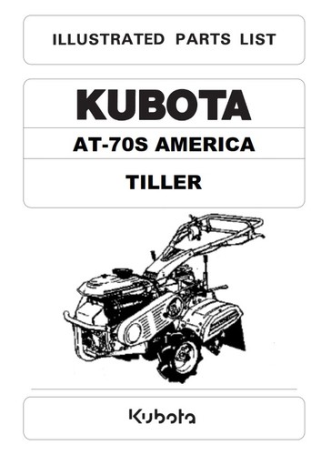 Kubota tiller at70s america - tiller,