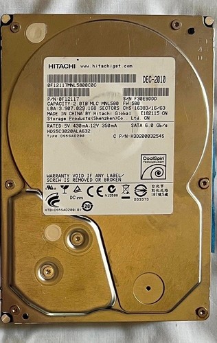 Disco rigido hitachi 2tb - disco,
