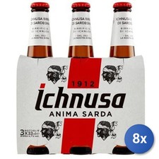 8x Stock Ichnusa Birra