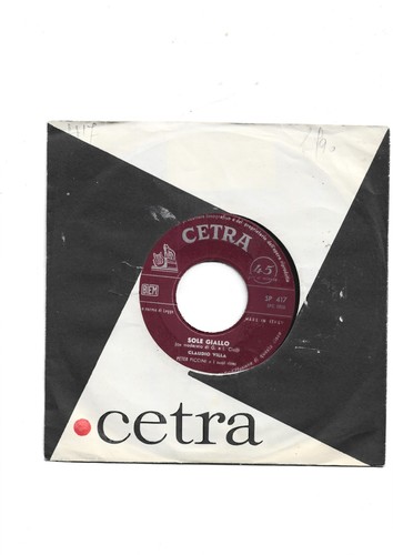 Claudio villa raro disco 45 - -raro,