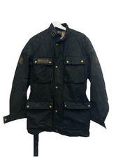 Belstaff Uomo Cerato Taglia 108/42 Man Jacket Moto Waxed 