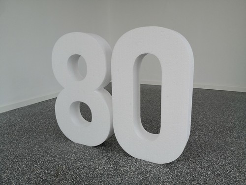 Numero polistirolo 58x10 - polistirolo:, cm