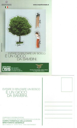 Cartolina corpo forestale - cartolina,