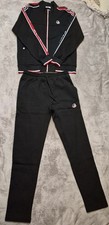 Moncler tuta uomo nero e rosso