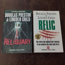 DOUGLAS PRESTON & LINCOLN CHILD - RELIQUARY + RELIC -  SONZOGNO / CORRIERE SERA
