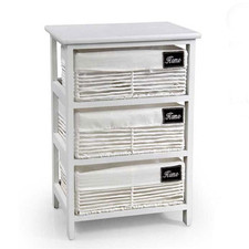 CASSETTIERA BIANCA DA BAGNO IN