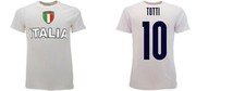 Italy Totti Blue Shirt T-Shirt