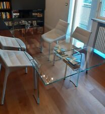 tavolo di design in cristallo Cattelan