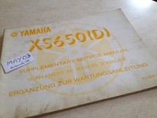 Yamaha XS650 D XS 650 650XS 1T3 additif manuel atelier workshop manual éd. 76