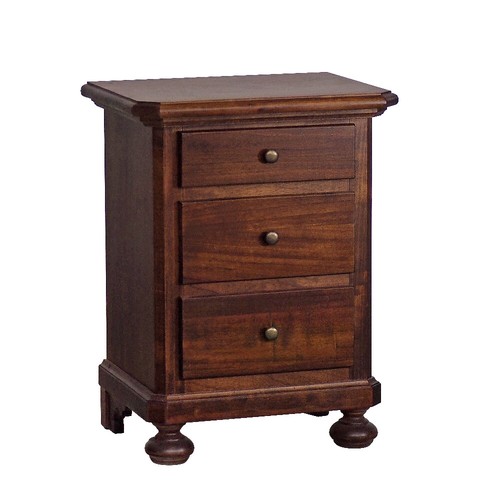 Comodino legno massiccio - legno,