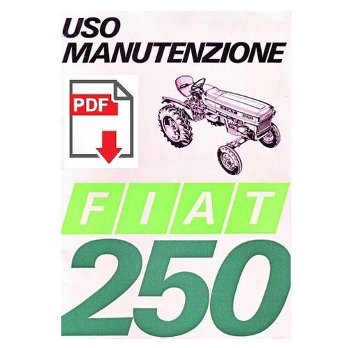 Trattore fiat 250 manuale - trattore,