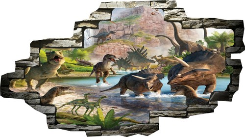 Adesivo murale dinosauri - , 3d