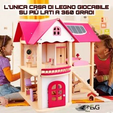 CASA CASETTA LEGNO BAMBOLE