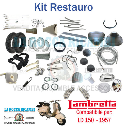Kit restauro lambretta 150 - kit, ld