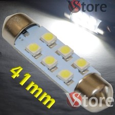 2 LED Siluro 41mm 6 SMD BIANCO