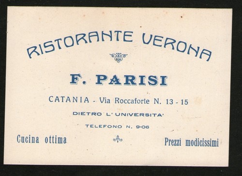 Catania ristorante verona di - catania,