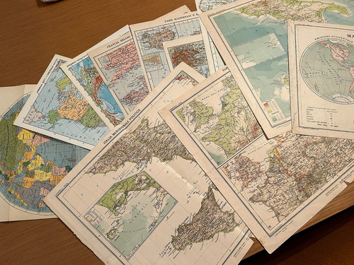 Lotto carte geografiche - carte,