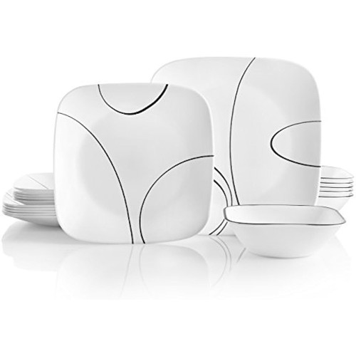 Set piatti ciotole quadrati - e,