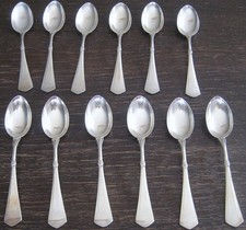 6 cucchiaini da caffè argento