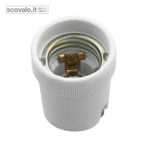 Portalampada e27 ceramica - ceramica, con