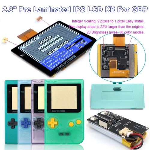 Game boy pocket ips schermo - game,