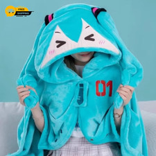 Hatsune Miku peluche coperta