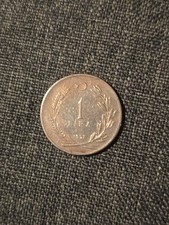 Moneta da 1 lira dalla Turchia