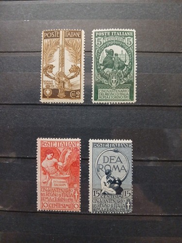 1911 regno francobolli unità - 1911,