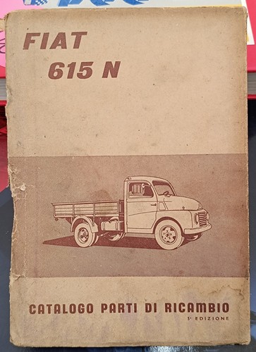 Fiat 615 catalogo parti - fiat, n
