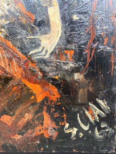 Dipinto olio legno - dipinto,