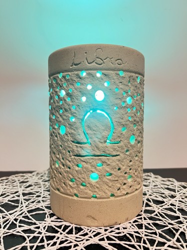 Lampada artigianale pietra
