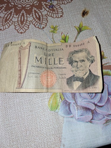 Banconota mille lire 1000 - banconota,