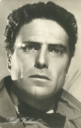 Raf vallone autografo - raf,