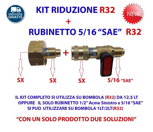 Riduzione r32 rubinetto - r32, +
