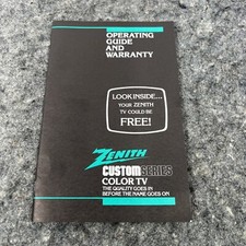 Zenith Custom Series Color TV