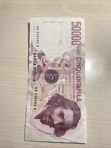 50000 lire febbraio - 50000,