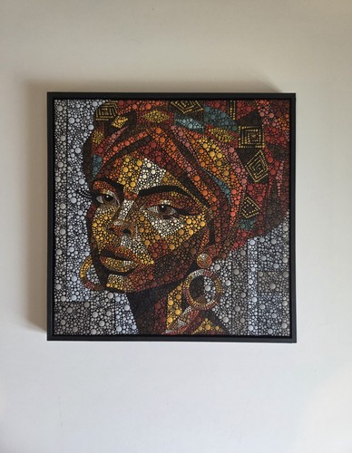 Quadro donna africana - , dipinto