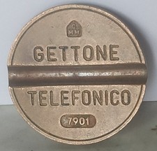 Raro GETTONE TELEFONICO 7901 CMM, usato in buone condizioni.