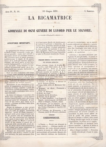 Ricamatrice giornale di - la, ricamatrice.