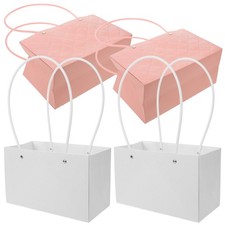  4 Pcs Borsette Bomboniere A Fiori Confezione Di Bouquet Forniture