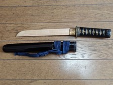 Antico samurai giapponese Wakizashi in legno Koshirae Katana adatto molto buono