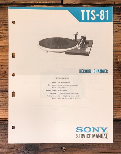 Sony tts - sony, tts-81