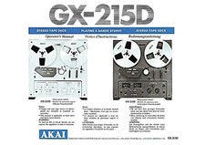 Akai GX-215D Tape Deck Owners
