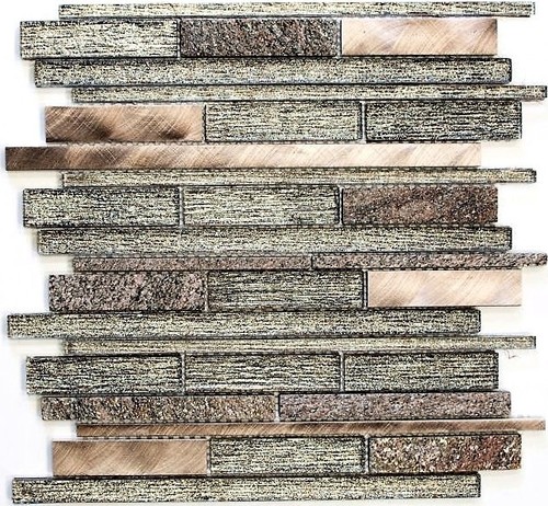 Vetro mosaico pietra naturale - vetro,
