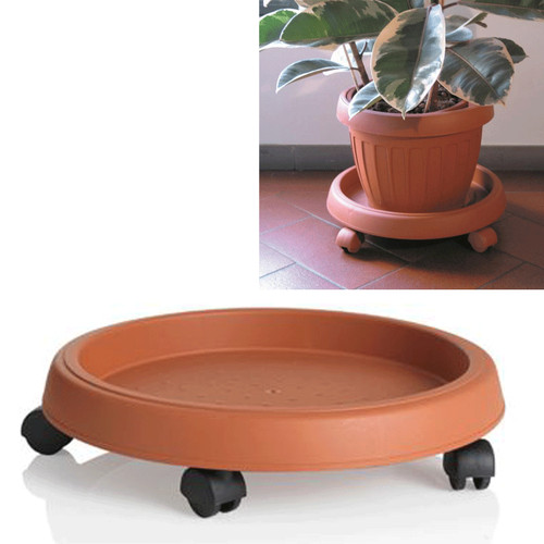 Bama sottovaso tondo con ruote - bama,