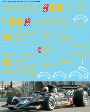 1/12 Decals per Lotus 78 MK.III 1977 / 1978 JPS for Tamiya TBD244