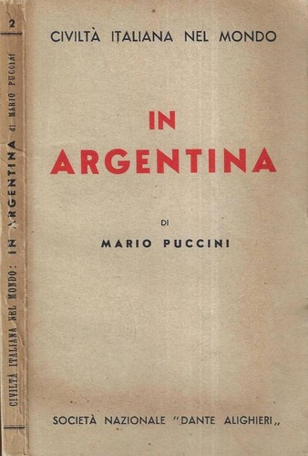 Argentina mario puccini - argentina.,