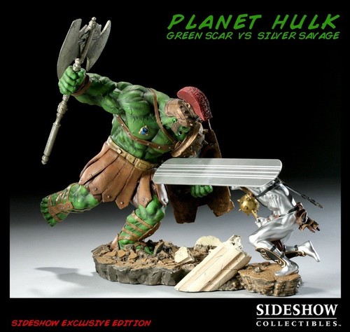 Sideshow planet hulk green - ,