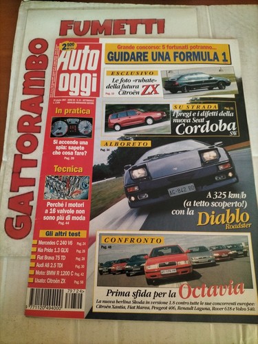 Auto oggi alboreto prova - , n.24